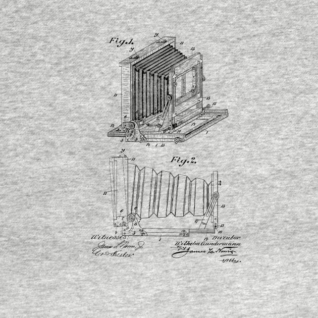 Camera Vintage Patent Drawing by TheYoungDesigns